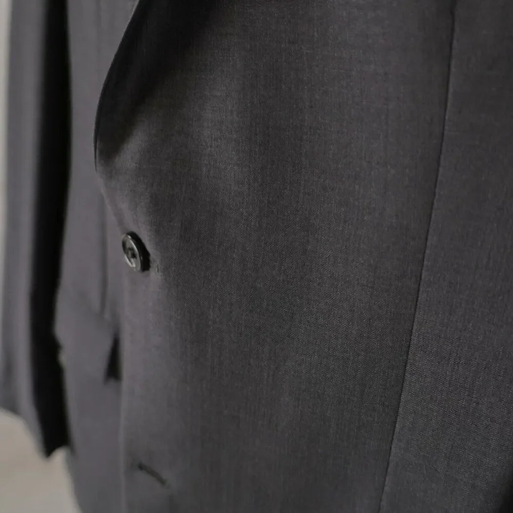 Joseph Abboud Wool Blend Gray 2 Button Blazer‎ 42R